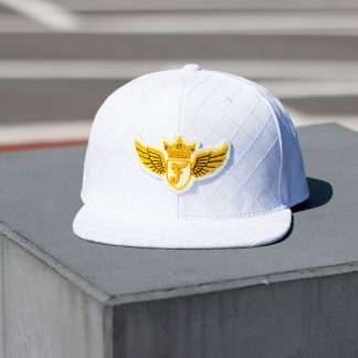 Snapback, White Pattern, Small Logo