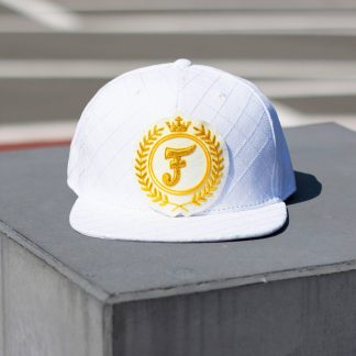 Snapback, White Pattern, Large Logo
