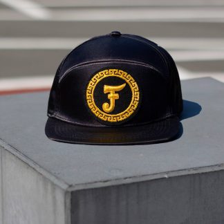 Snapback, Black Shiny, Medium Logo
